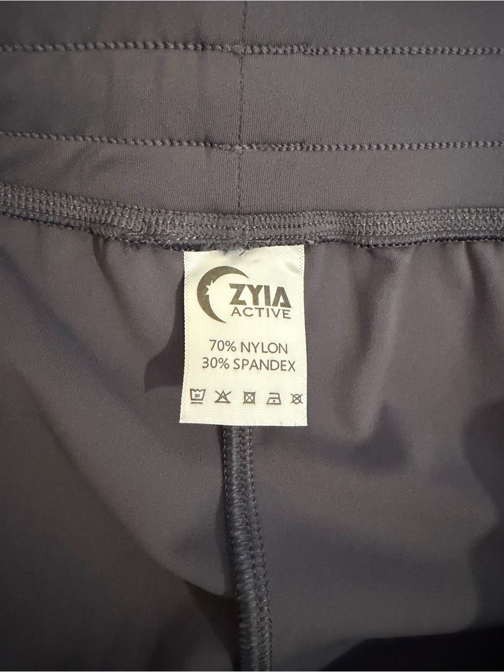 Zyia Peak Zipper Jogger in Gray - 31” - Performance Jogger Lightweight - Picture 5 of 6